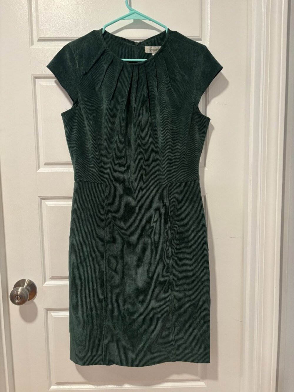 Dressbarn Green Corduroy Dress